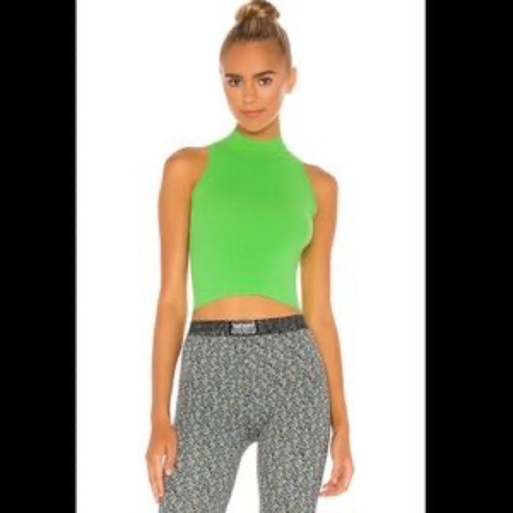 NWT Adam Selman Sport Lime Green Tank
